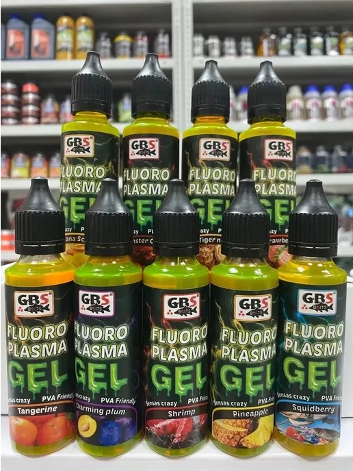 GBS BaITS Дип флюро гель GBS на карпа Слива 50мл, 50 мл, фото 5