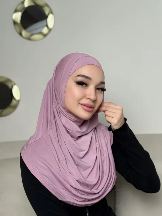 HABIBI Хиджаб фирдаус прямой, коричневый, фото 2
