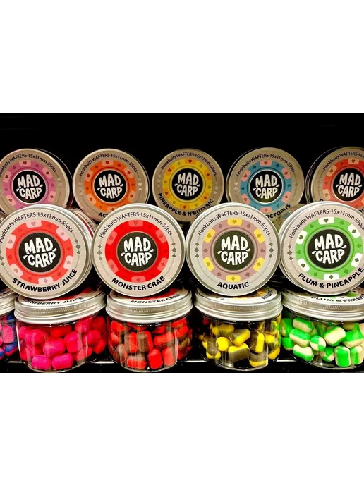 Mad Carp Baits Бойлы нейтральные 15 х 11 мм Шелковица Мэд Карп, 15x11 мм, фото 6
