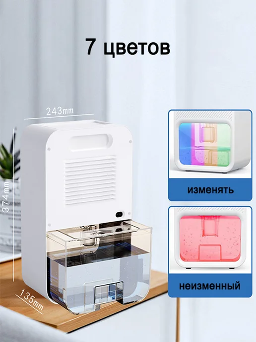 Осушитель воздуха климатический бытовой для дома и кухни, вариант, фото 6