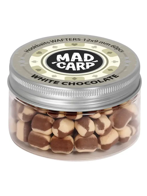 Mad Carp Baits Бойлы нейтральные 12 х 9 мм Белый Шоколад Мэд Карп, 12x9 мм, фото 2