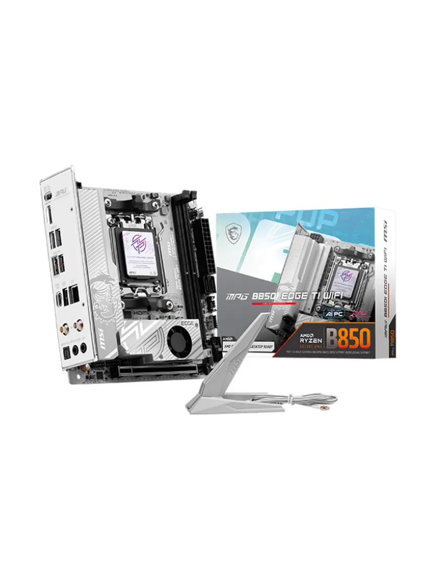 MSI Материнская плата MPG B850I EDGE TI WIFI AM5 AMD B850 M-ITX