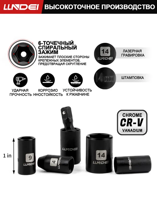 LLNDEI Набор инструментов для автомобиля мини 48 пр, 50BV30 CRV, вариант, фото 4