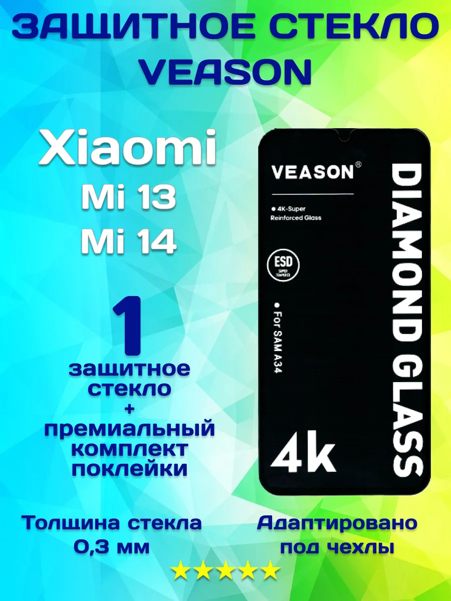 Защитное стекло на Xiaomi Mi 13, Mi 14