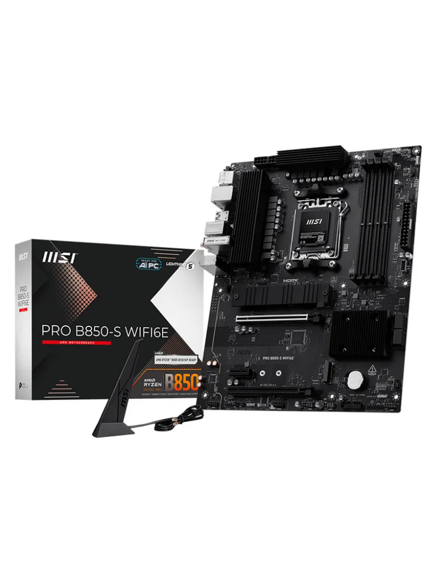 Материнская плата PRO B850-S WIFI6E AM5 AMD B850 ATX RTL