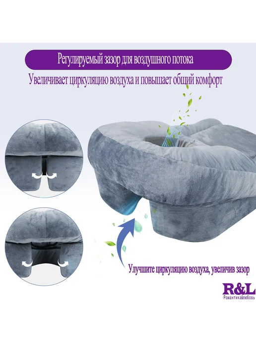 Ортопедическая подушка 77.5x117.5см, высота 45.7 см, 77.5x117.5 см, фото 3