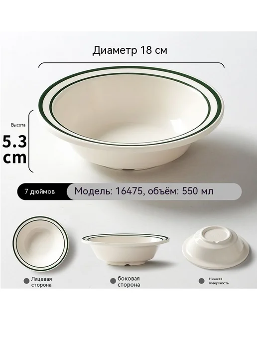 Тарелка 5 дюймов, 5 дюймов, фото 20