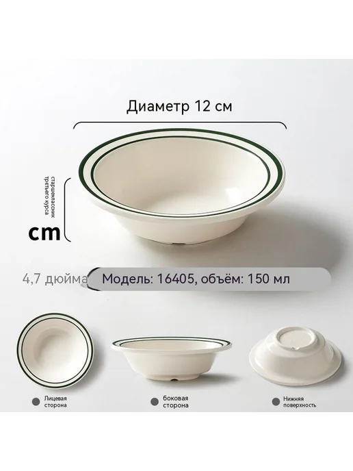 Тарелка 5 дюймов, 5 дюймов, фото 7
