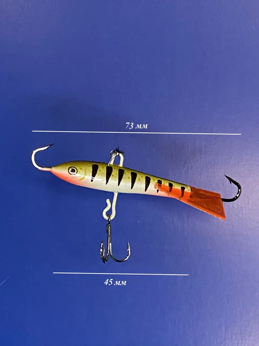 Зимний балансир JIGGING GOLD TIGER 18гр, 14 г, фото 2