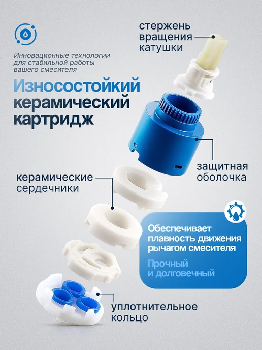Эверест Смеситель для ванны с коротким изливом хром, серый, фото 4