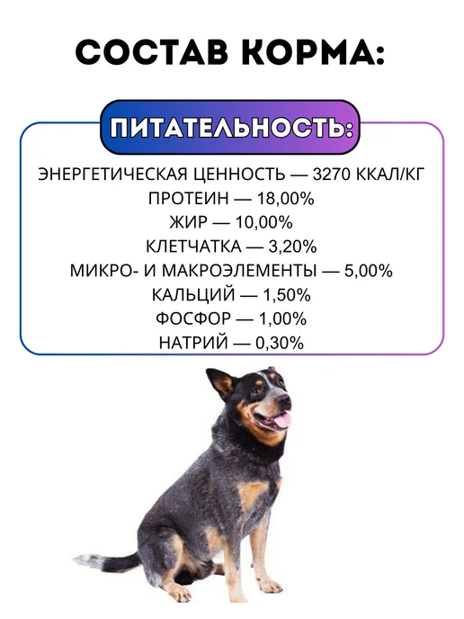 Сухой корм Bisko Биско Лайт для собак, взрослые, говядина, 15 кг, фото 7