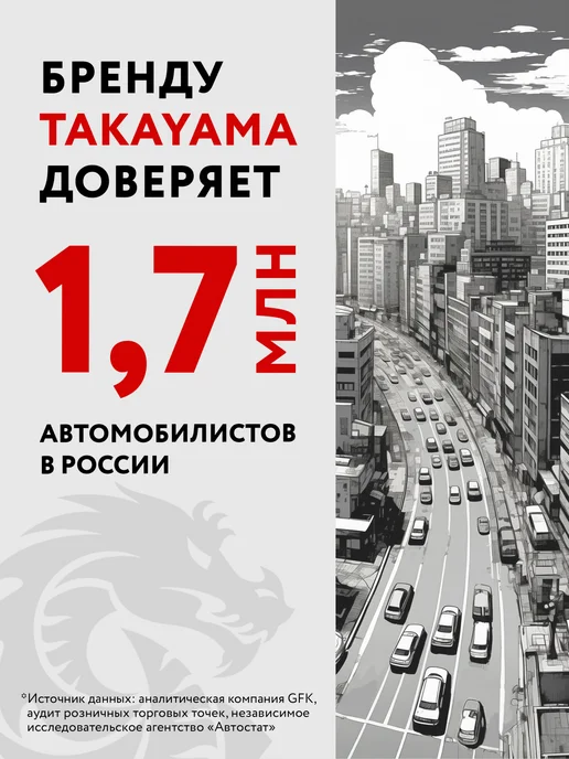 TAKAYAMA Антифриз красный 4л long life coolant -40 Такаяма, 10 л, зеленый, фото 5