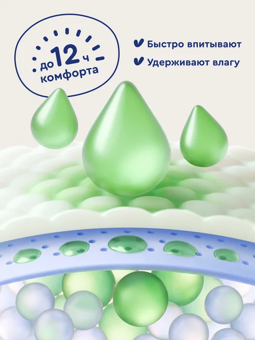 Подгузники на липучках Junion Comfy 3 размер M (6-11 кг), 64 шт., дышащие, Яндекс Фабрика, 11 кг, 64 шт, фото 4