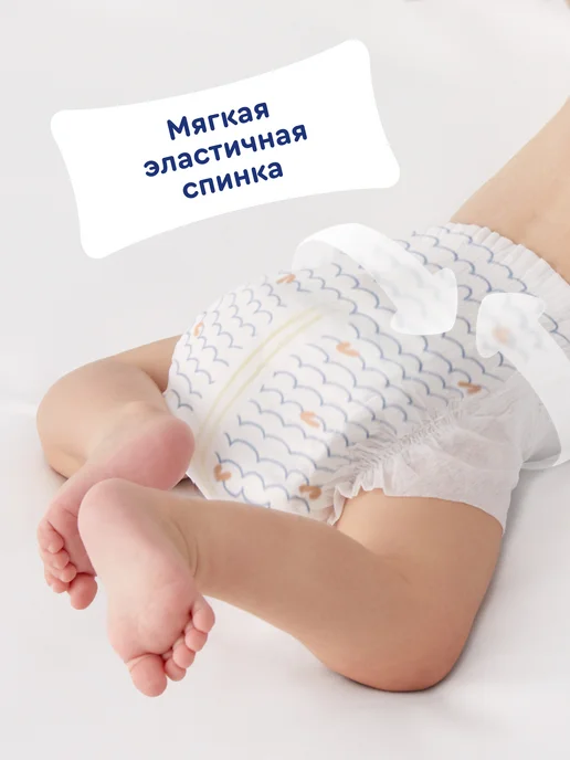 Junion Подгузники на липучках Softy 3 размер M 6-11 кг 64 шт, 611 кг, 64 шт, фото 8
