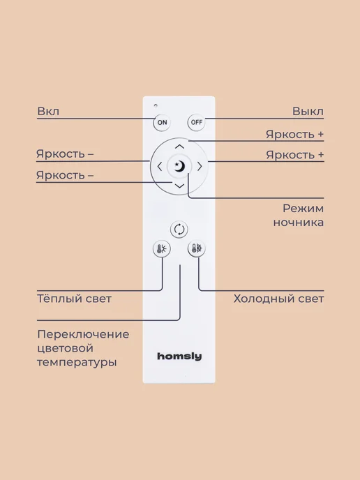 Homsly Люстра потолочная 50 Вт для детской спальни, ACL_050, 50 Вт, фото 7