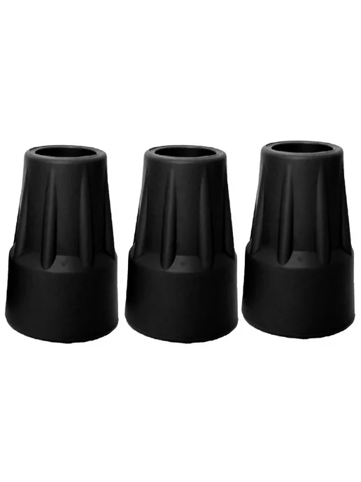 Аверсус Наконечник для тростей и костылей диаметром 22 мм чер-3 шт, 3 шт
