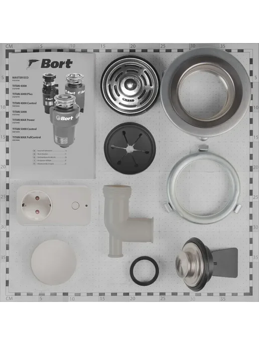 BORT Измельчитель пищевых отходов Titan 4000 Control 93417999, 1,31 л, фото 7