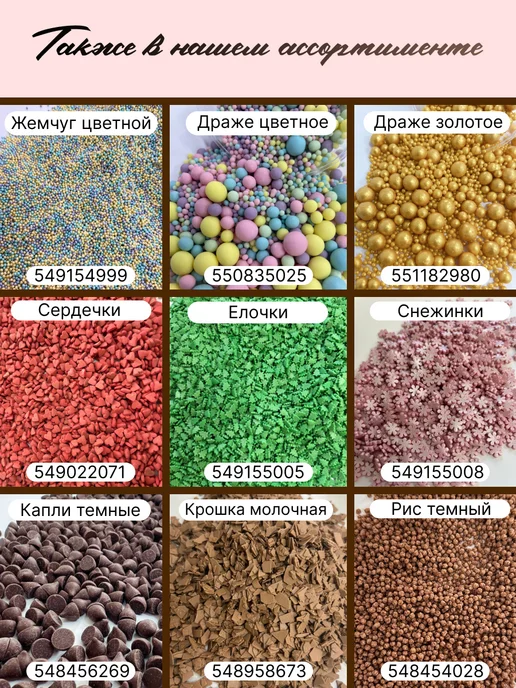 Кондитер Мастер Кондитерская посыпка шоколадные капли термостабильные, 100 г, 100 г, фото 4