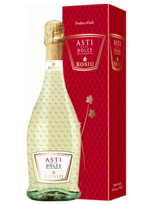 Bosio Asti Millesimato белое сладкое, в подарочной упаковке, белый