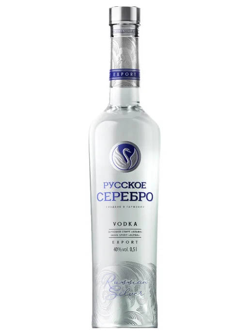 Русское Серебро Водка, серебристый