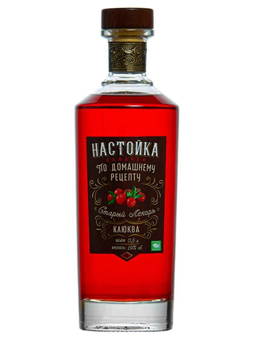 Старый Лекарь Настойка сладкая Клюква, вариант