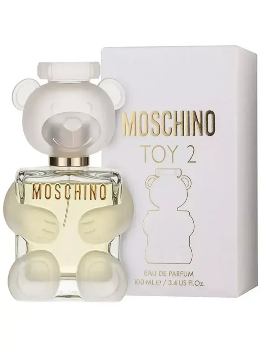 Женские Духи Moschino TOY 2 Москино мишка 100 мл, белый