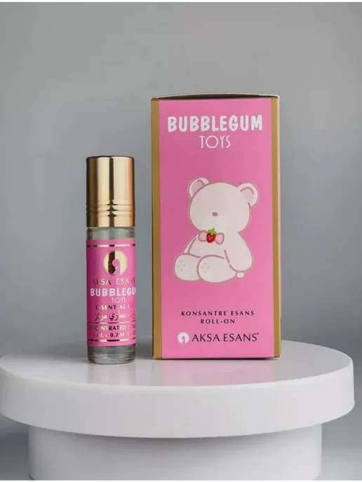 AKSA ESANS Духи масляные AKSA BubbleGum Бабл гам, 6 мл