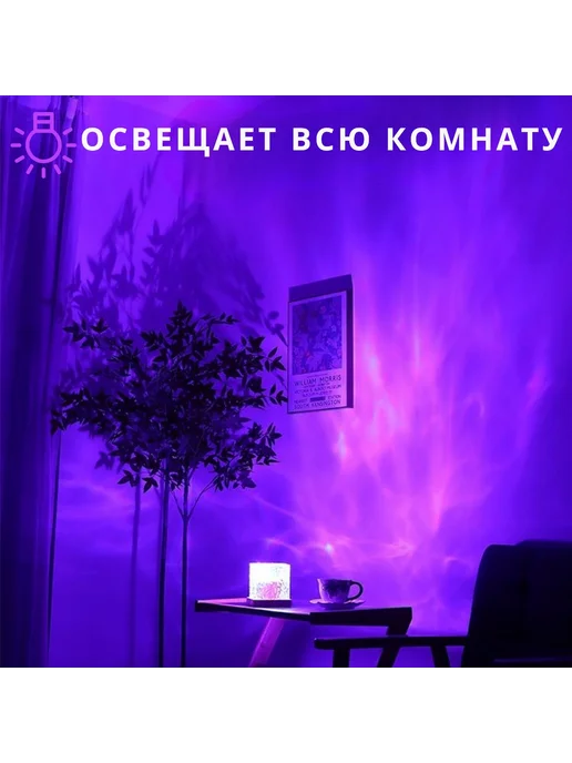 Ночник-лампа светодиодная с пультом, 16 цветов N017, 16 цв., фото 6