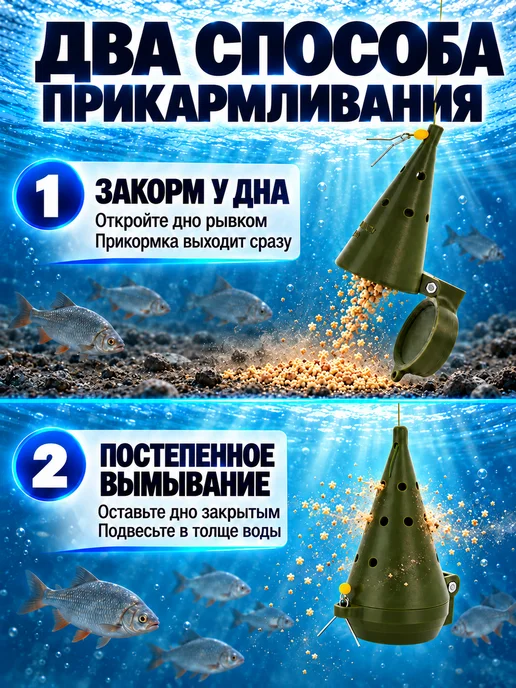 Фишторг Кормушка для рыбалки, зеленый, фото 3