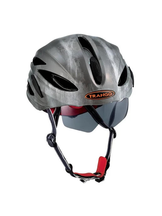 TRANGO Каска альпинистская Comet оранжевая, серый