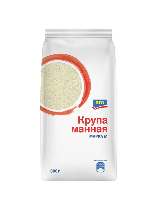 ARO Крупа Манная, 800г, 800 г