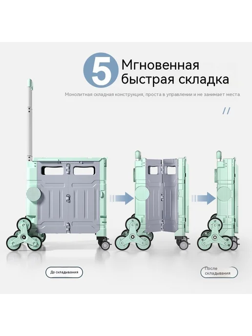 Тележка для покупок Средний размер, вариант, фото 5
