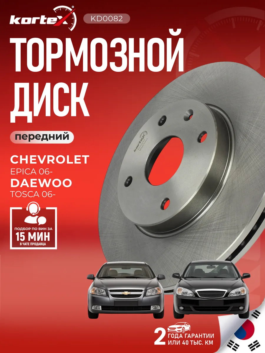 Тормозной диск Шевроле Эпика передний вентилируемый