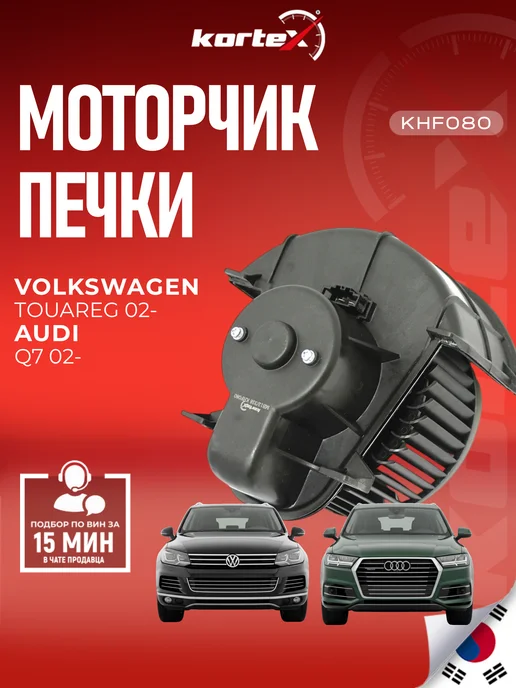 Kortex Моторчик печки Фольксваген Туарег Ауди K7, вариант