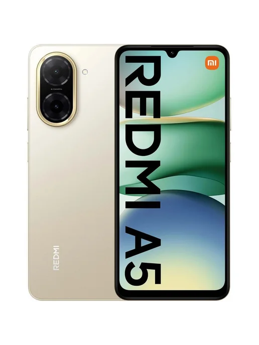 Смартфон Xiaomi Redmi A5 3/64 ГБ, золотой, фото 2