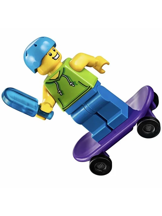 LEGO Конструктор City 60253 Грузовик мороженщика, 200 дет, вариант, фото 7