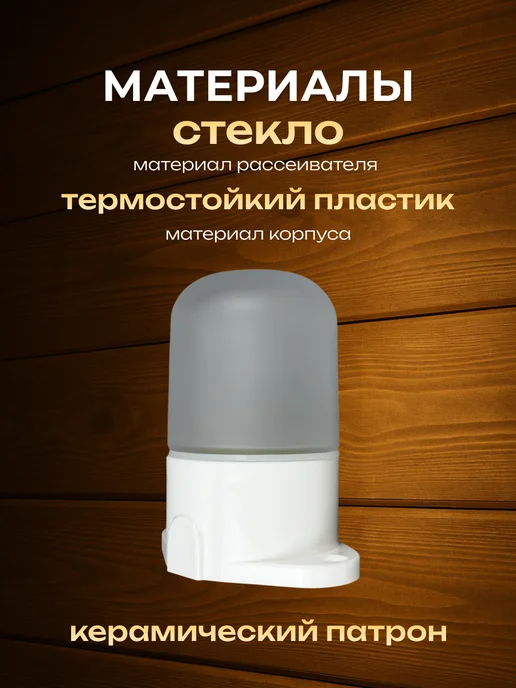 InHome Светильник для бани в парилку светодиодный Е27 2 шт, 2 шт, фото 3