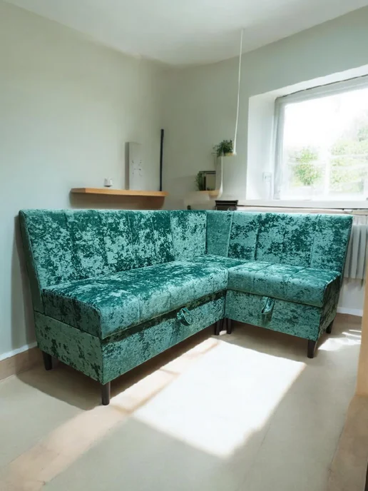 AlissAmebel Угловой модуль 50х50х78 см. изумрудный, 50x50x78 см, фото 2