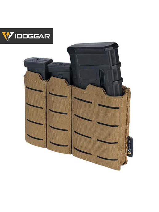 IDOGEAR LSR Тактический тройной подсумок 9mm 5.56 Molle, вариант