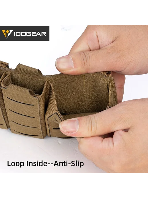 IDOGEAR LSR Тактический тройной подсумок 9mm 5.56 Molle, вариант, фото 6