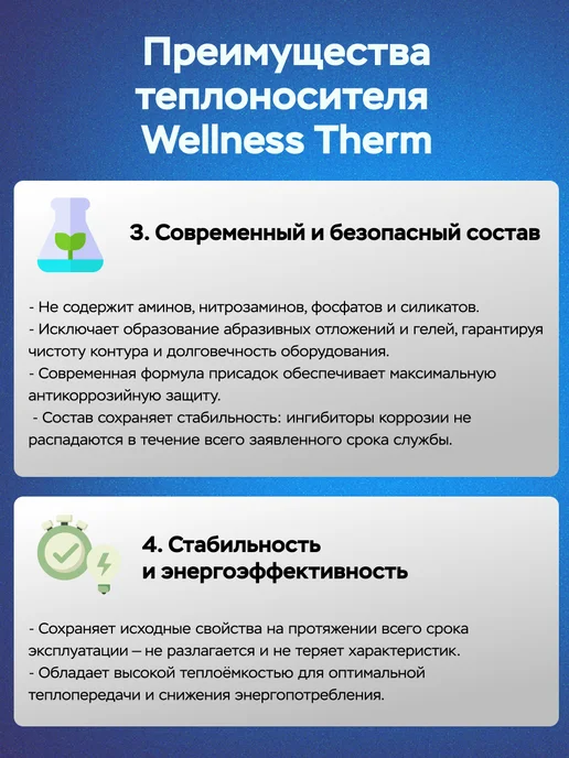 Wellness therm Теплоноситель для отопления -30 этиленгликоль, 20кг, 20 кг, фото 5