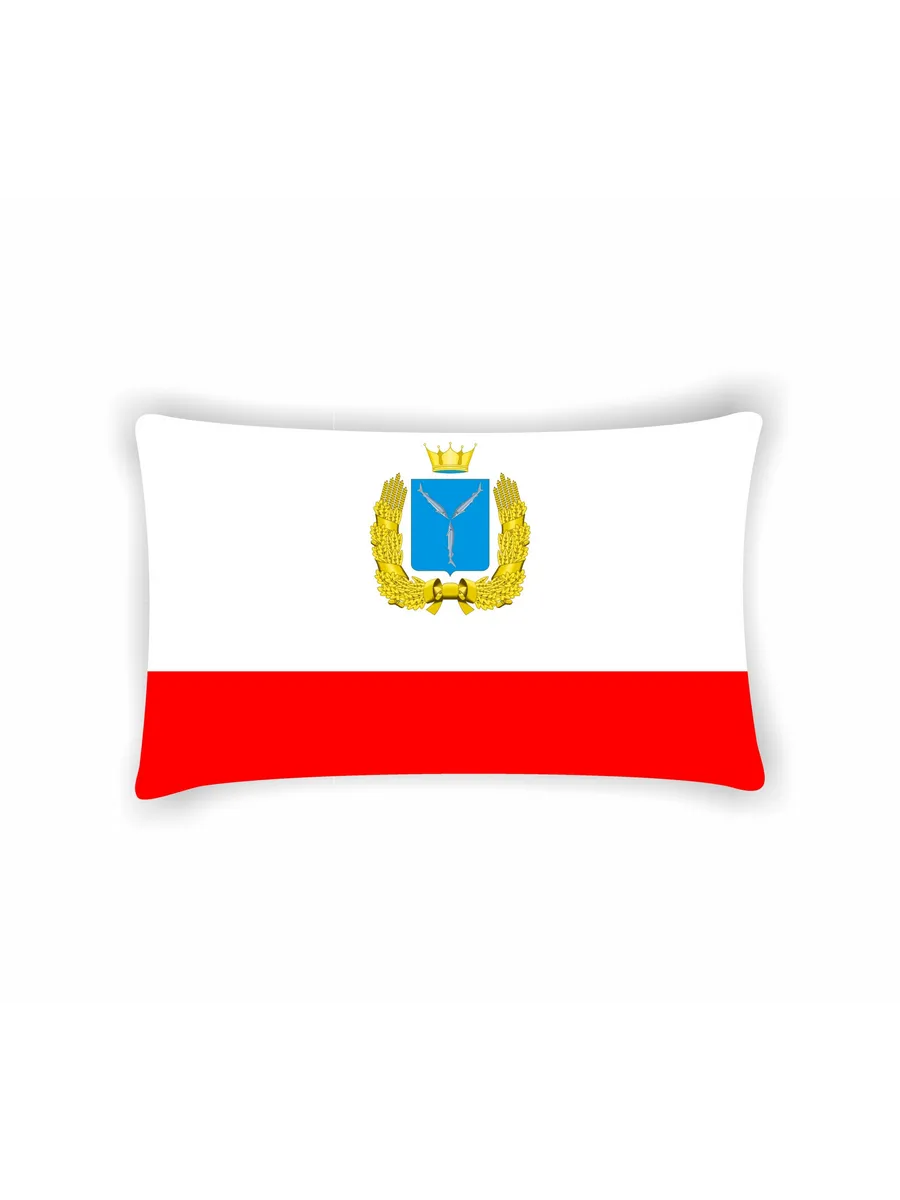 Подушка с флагом Саратовская область, 29 на 40 см.