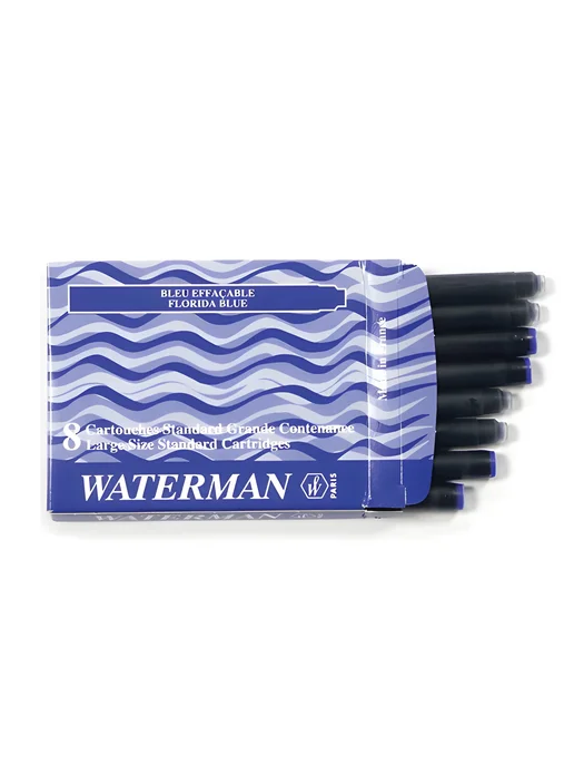 Waterman Картриджи чернильные 8 шт синие S0110860, 8 шт