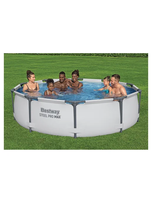 Bestway Каркасный бассейн фильтр-насос 1249 л ч Steel Pro Max 305х76, 305x76, 1249 л, фото 7