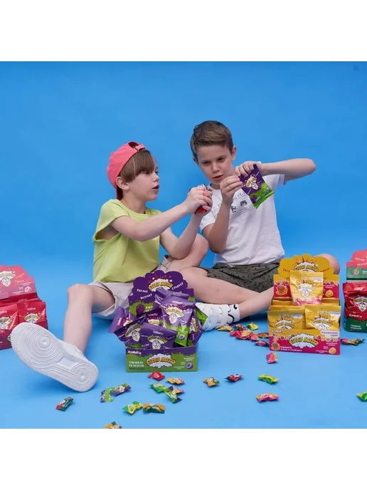 Белевские лакомства Кислые конфеты Взрыв Мозга, леденцы Sour Candy клубника, вариант, фото 4