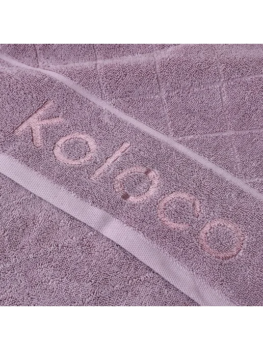 Koloco Полотенце банное махровое 50х100 хлопок для ванны и душа, 50x100, фото 3