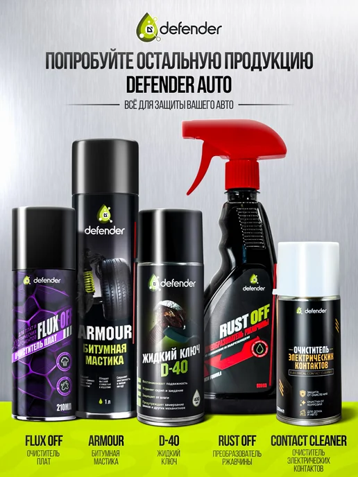 Defender Auto Антидождь для автомобиля Дефендер Авто 50 мл, 50 мл, фото 6