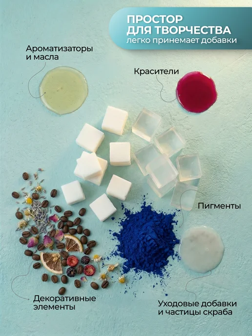 Дети Арт Основа для мыла с картинками прозрачная 5 кг, 10 кг, фото 4
