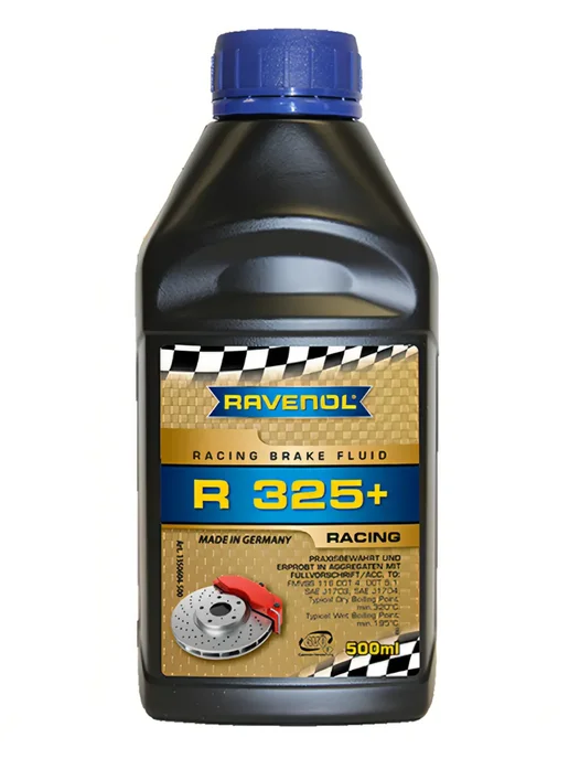 RAVENOL Тормозная жидкость Равенол Racing Brake Fluid R325+, 500 мл, 500 мл