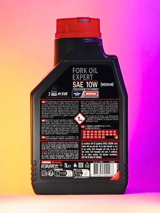 MOTUL Fork oil expert medium вилочное масло 10w на синт основе 1л, 10 Вт, 1 л, фото 4